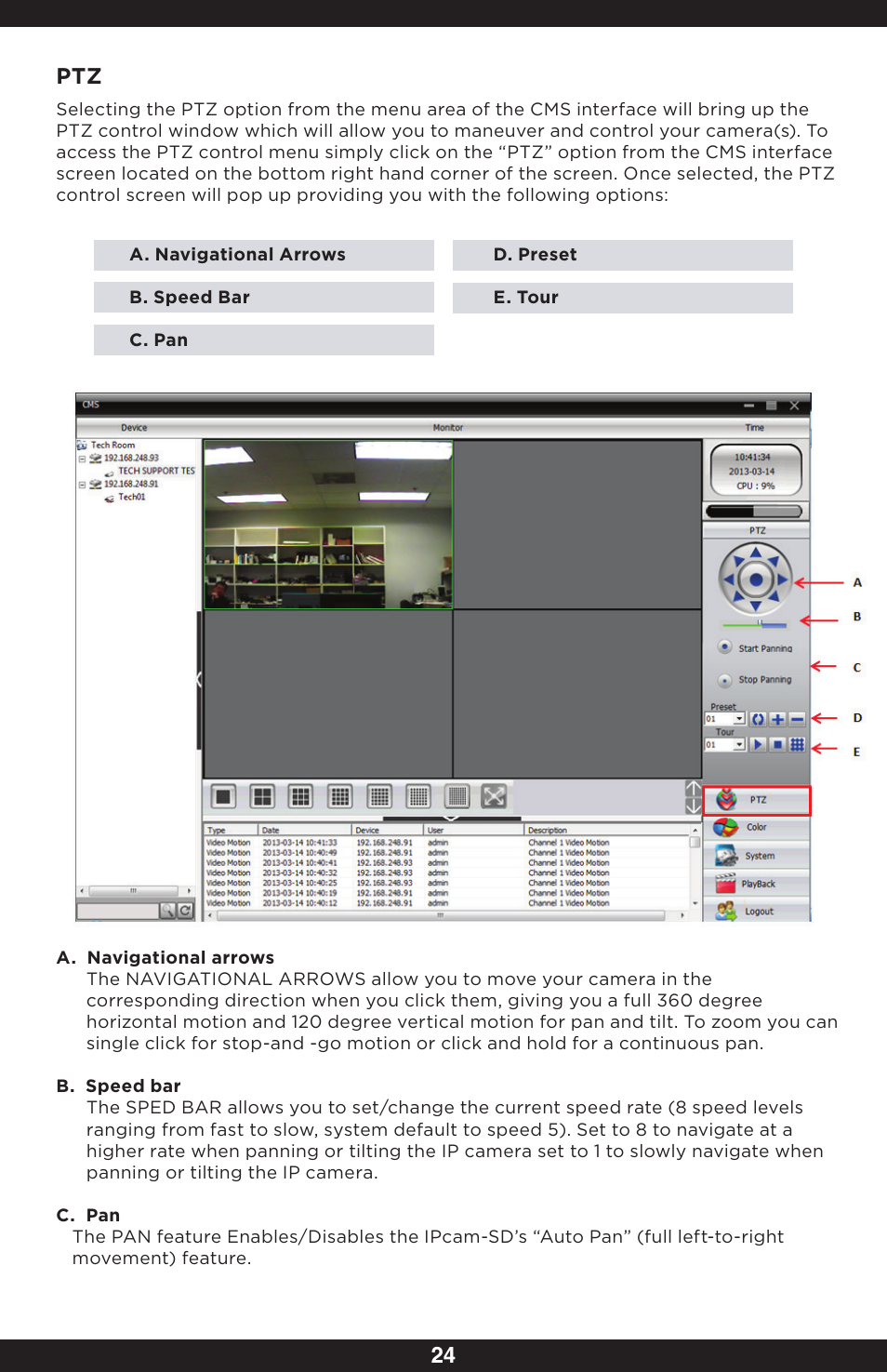 24 ptz | SecurityMan IPcam-SD - User manual User Manual | Page 28 / 159