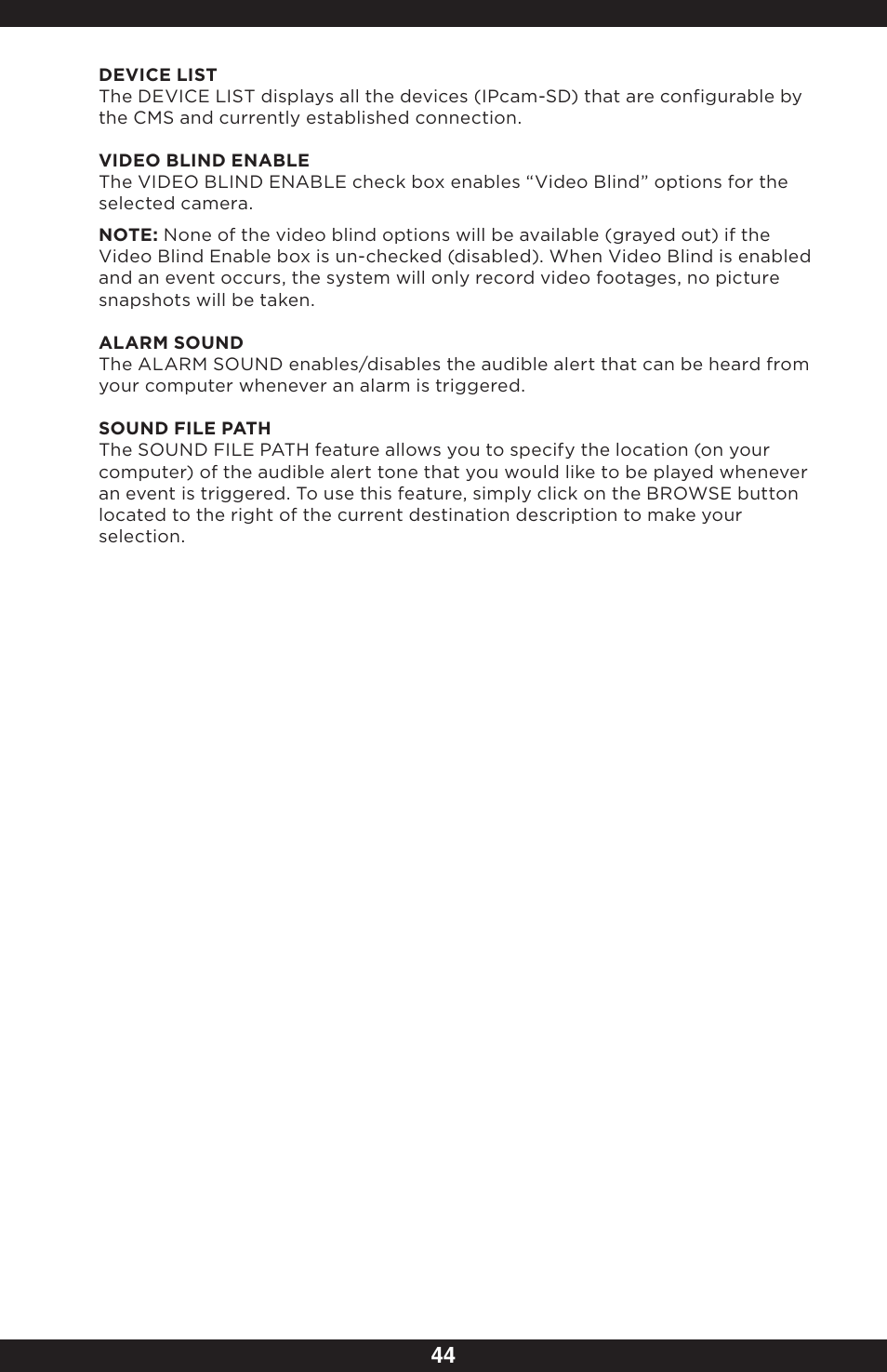 SecurityMan IPcam-SD - User manual User Manual | Page 48 / 159