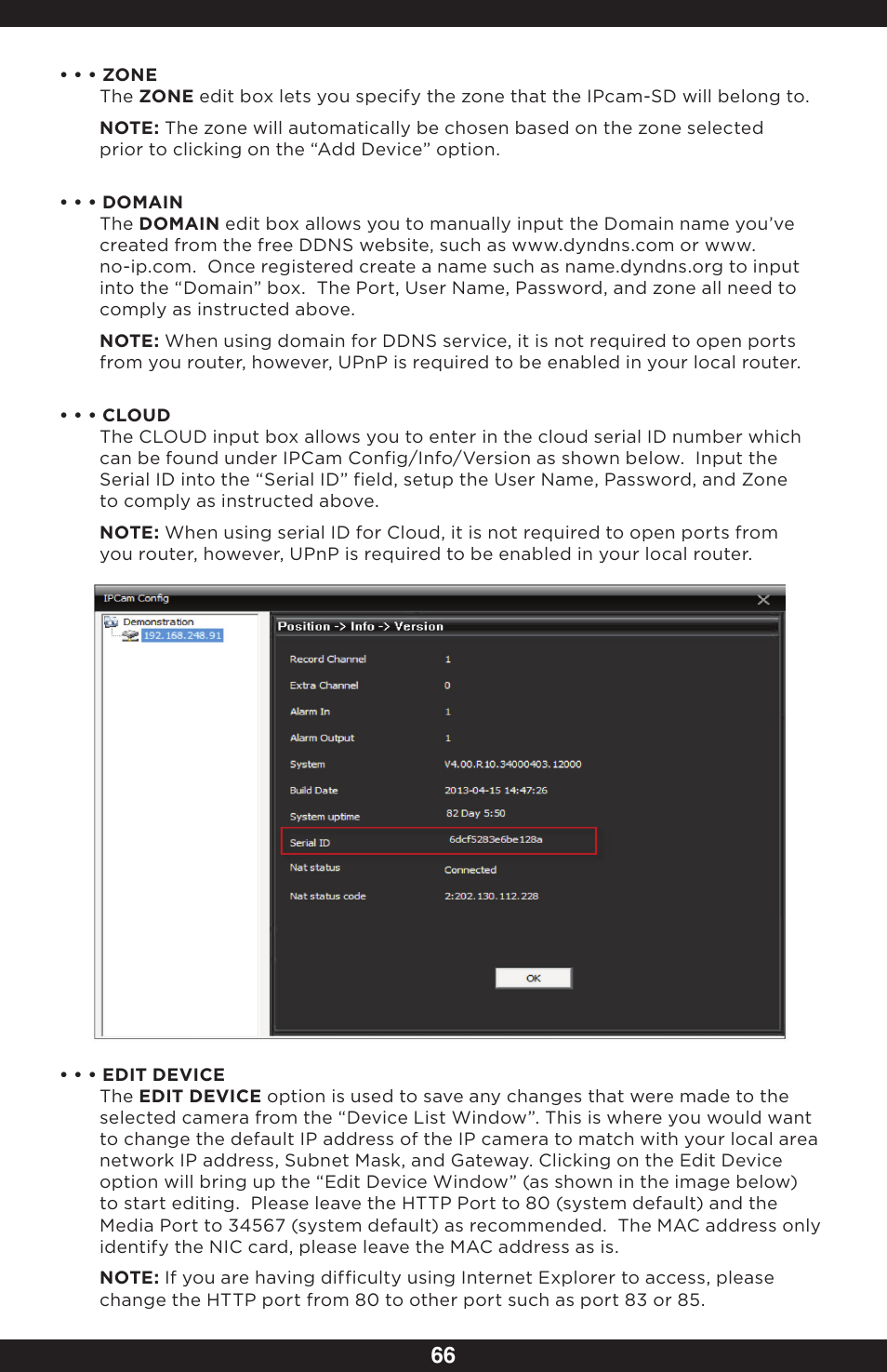 SecurityMan IPcam-SD - User manual User Manual | Page 70 / 159