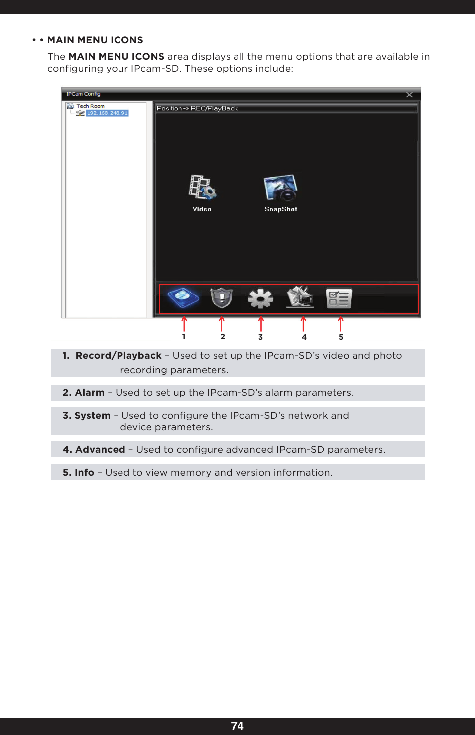 SecurityMan IPcam-SD - User manual User Manual | Page 78 / 159