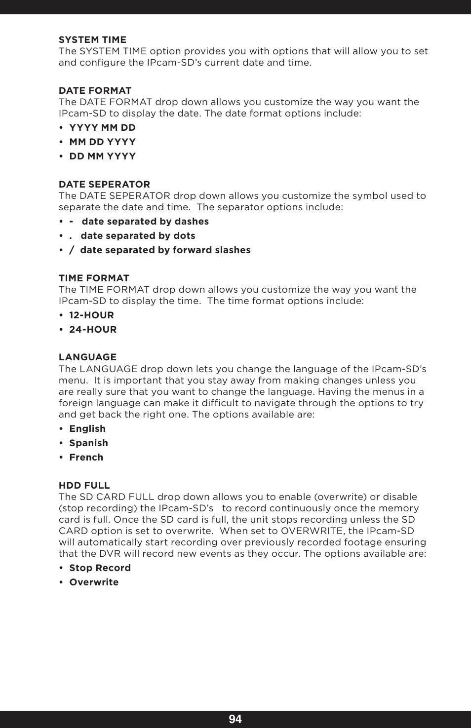 SecurityMan IPcam-SD - User manual User Manual | Page 98 / 159