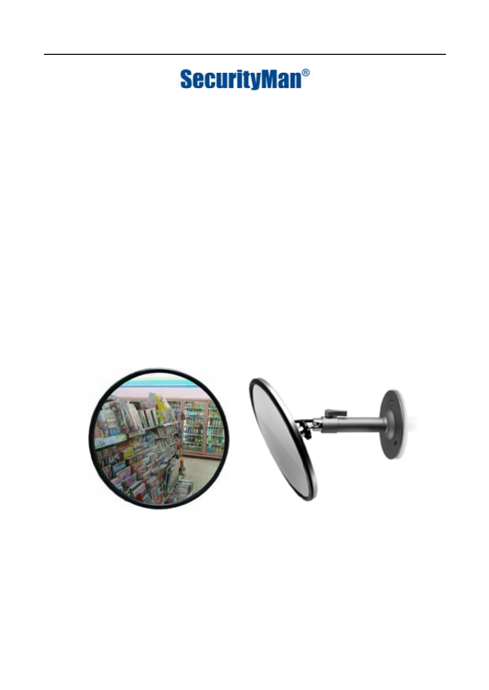 SecurityMan MirrorCam User Manual | 13 pages