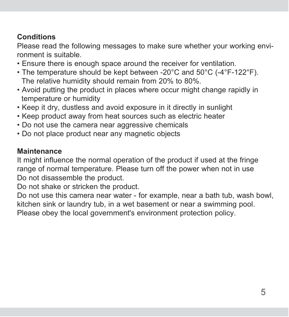 SecurityMan NiteCam2 User Manual | Page 5 / 20