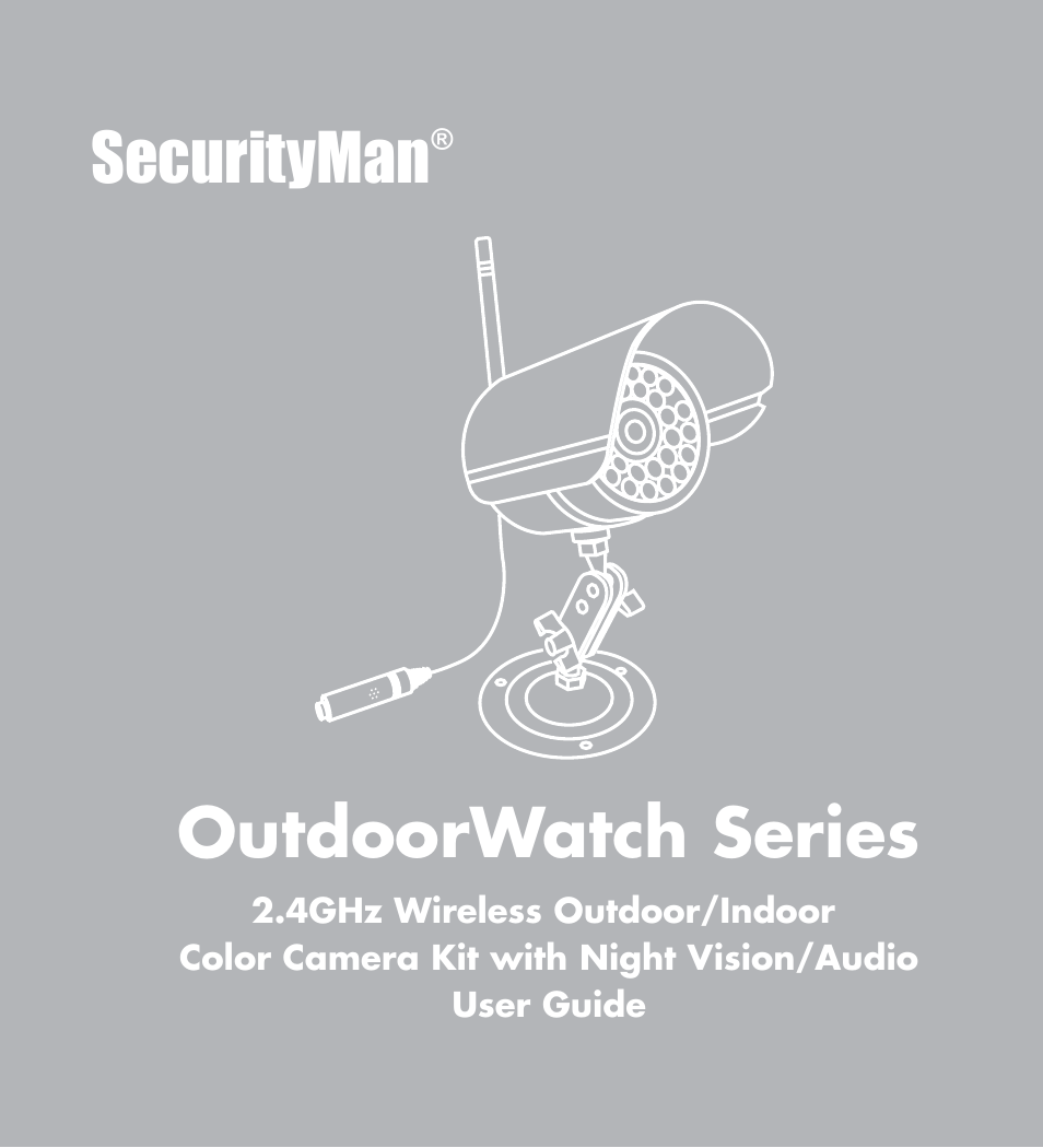 SecurityMan OutdoorWatch User Manual | 24 pages