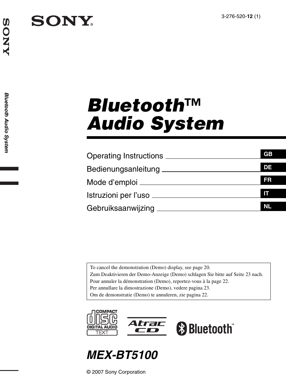 Sony MEX-BT5100 User Manual | 172 pages