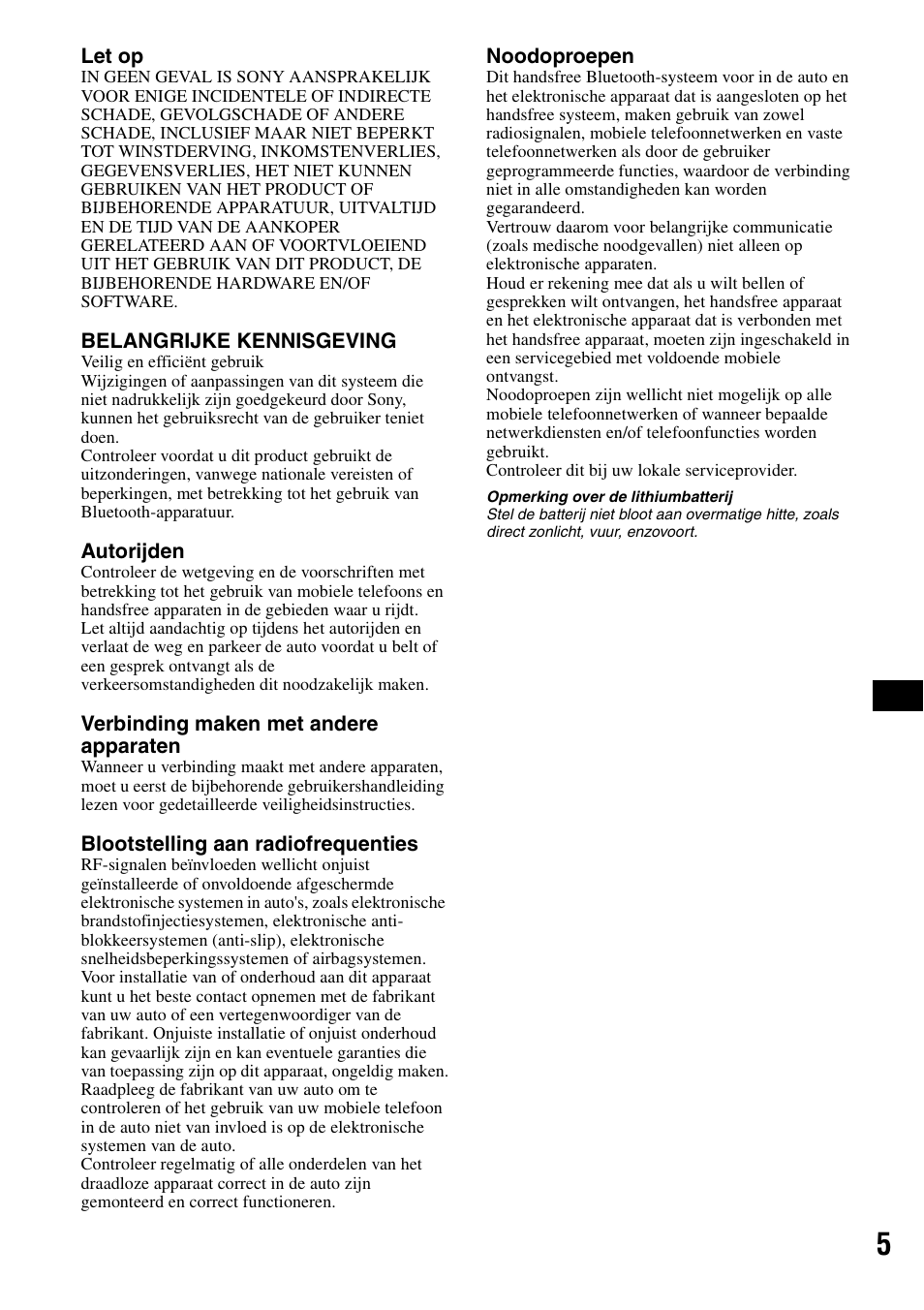 Sony MEX-BT5100 User Manual | Page 137 / 172