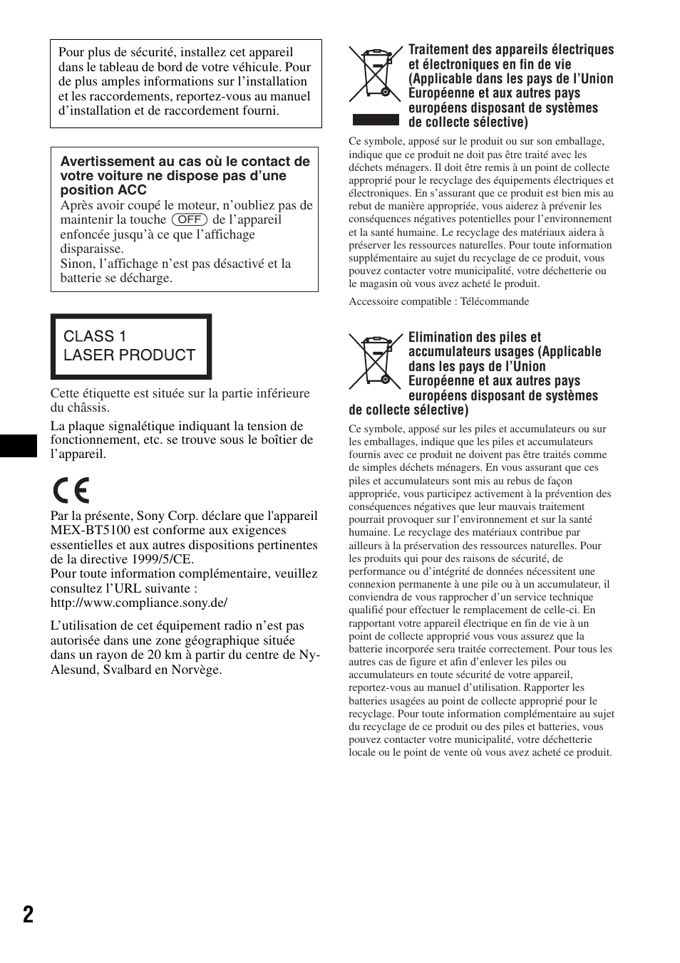 Sony MEX-BT5100 User Manual | Page 66 / 172