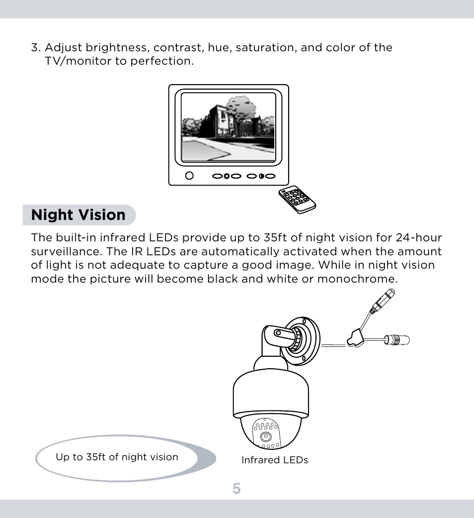 Night vision | SecurityMan SM-400MC User Manual | Page 9 / 11