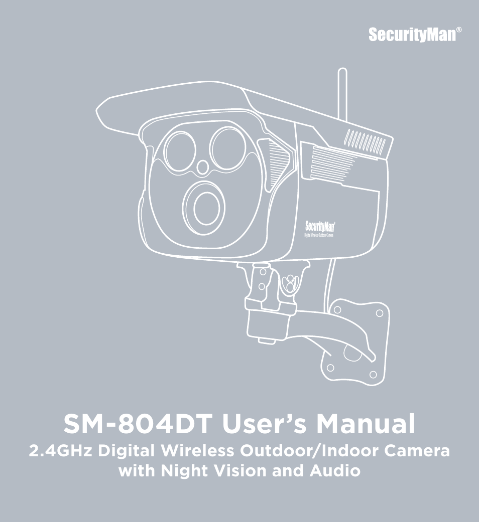 SecurityMan SM-804DT User Manual | 12 pages