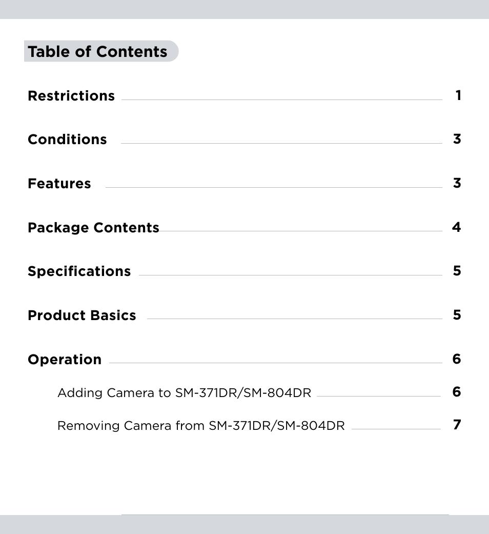SecurityMan SM-804DT User Manual | Page 4 / 12