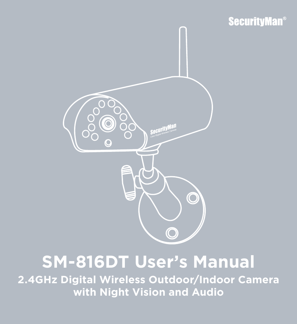 SecurityMan SM-816DT User Manual | 12 pages