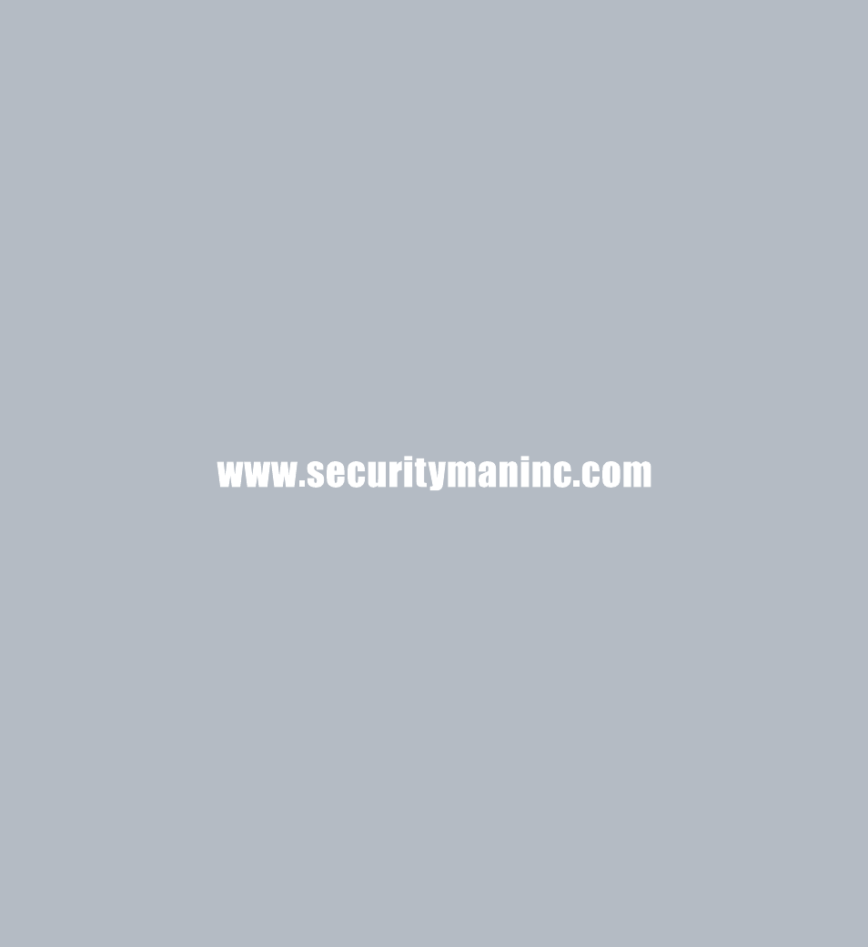 SecurityMan SM-816DT User Manual | Page 12 / 12