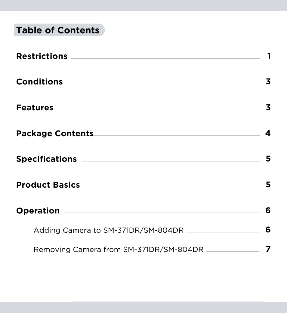 SecurityMan SM-816DT User Manual | Page 4 / 12