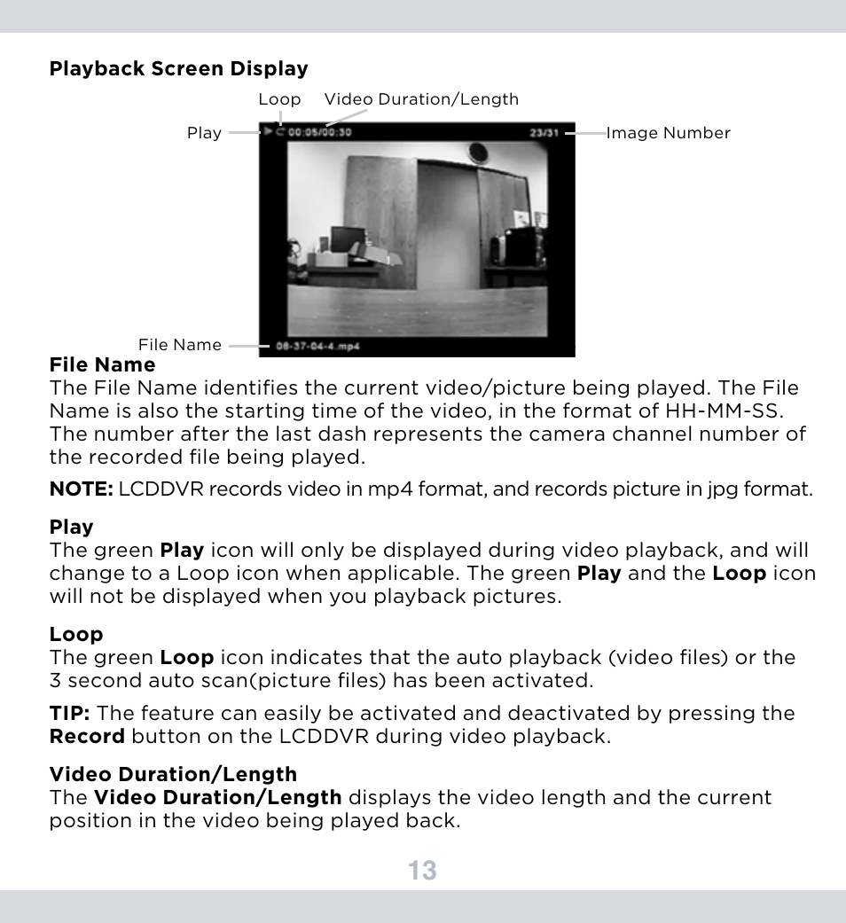 SecurityMan DigiLCDDVR Series User Manual | Page 17 / 36
