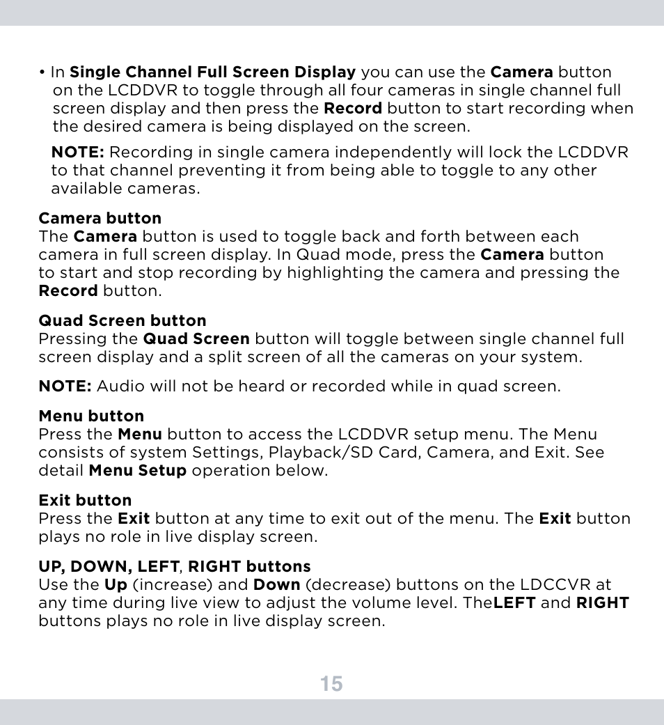 SecurityMan DigiLCDDVR Series User Manual | Page 19 / 36