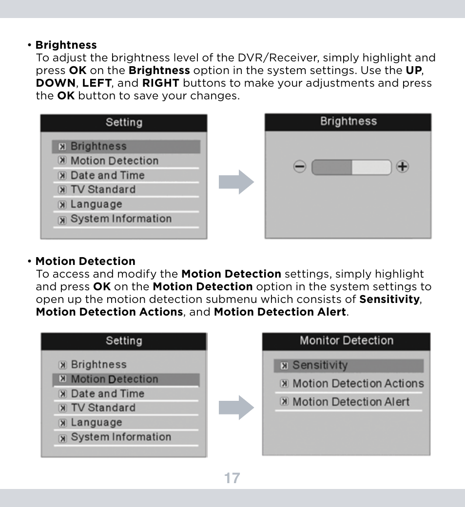 SecurityMan DigiLCDDVR Series User Manual | Page 21 / 36