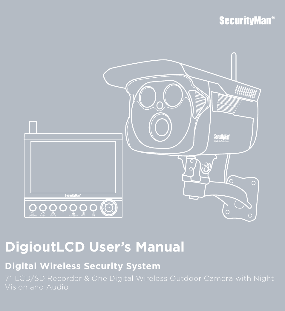 SecurityMan DigioutLCD User Manual | 37 pages