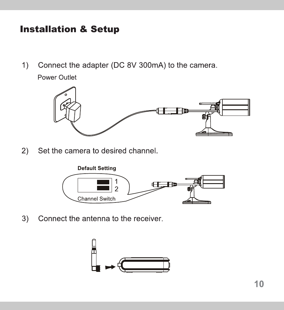 页 10 | SecurityMan FreeCam2 User Manual | Page 10 / 20