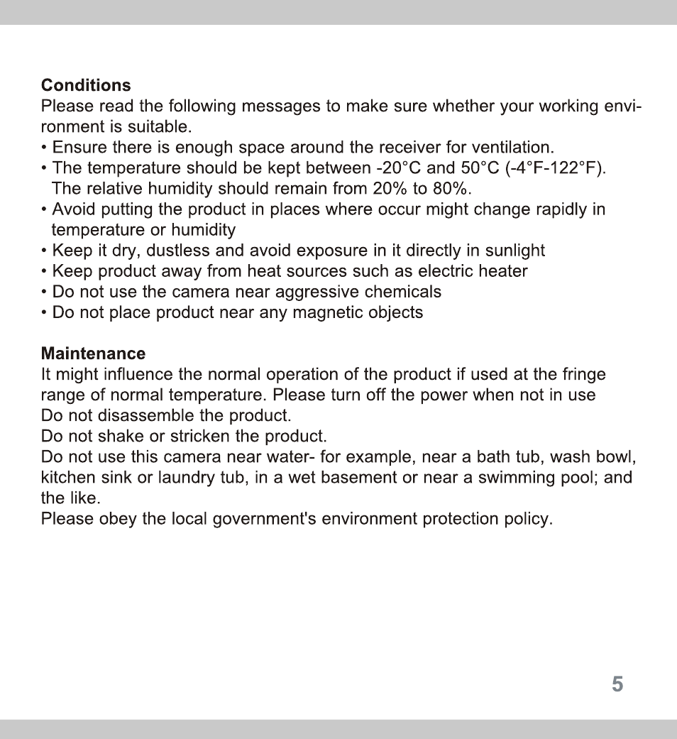 SecurityMan FreeCam2 User Manual | Page 5 / 20