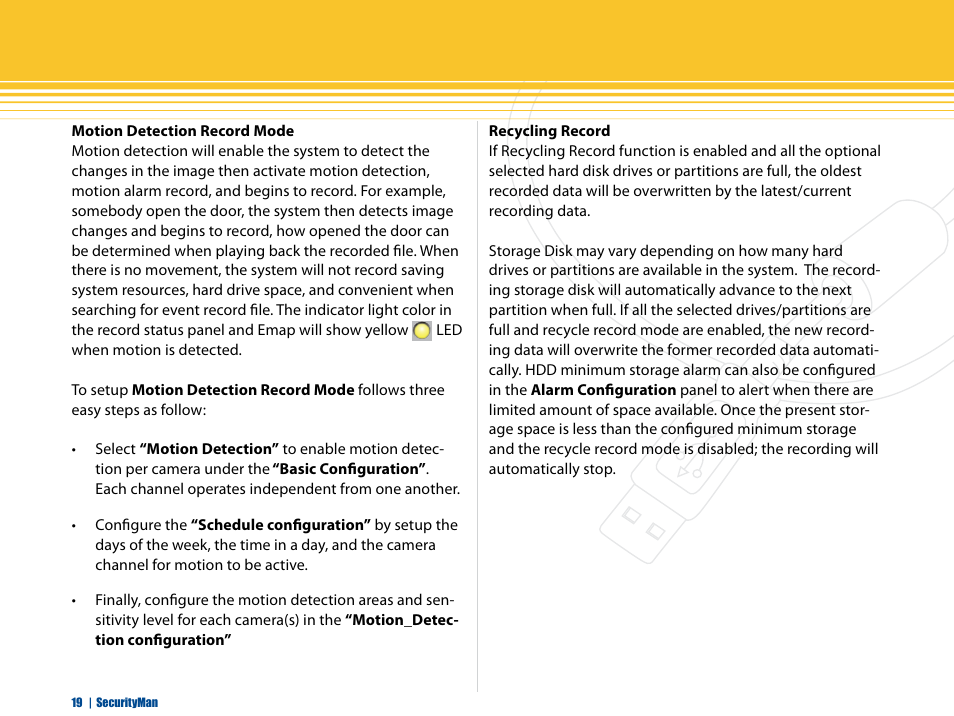 SecurityMan iCamDVR (after Dec. 2011 shipment) User Manual | Page 19 / 106