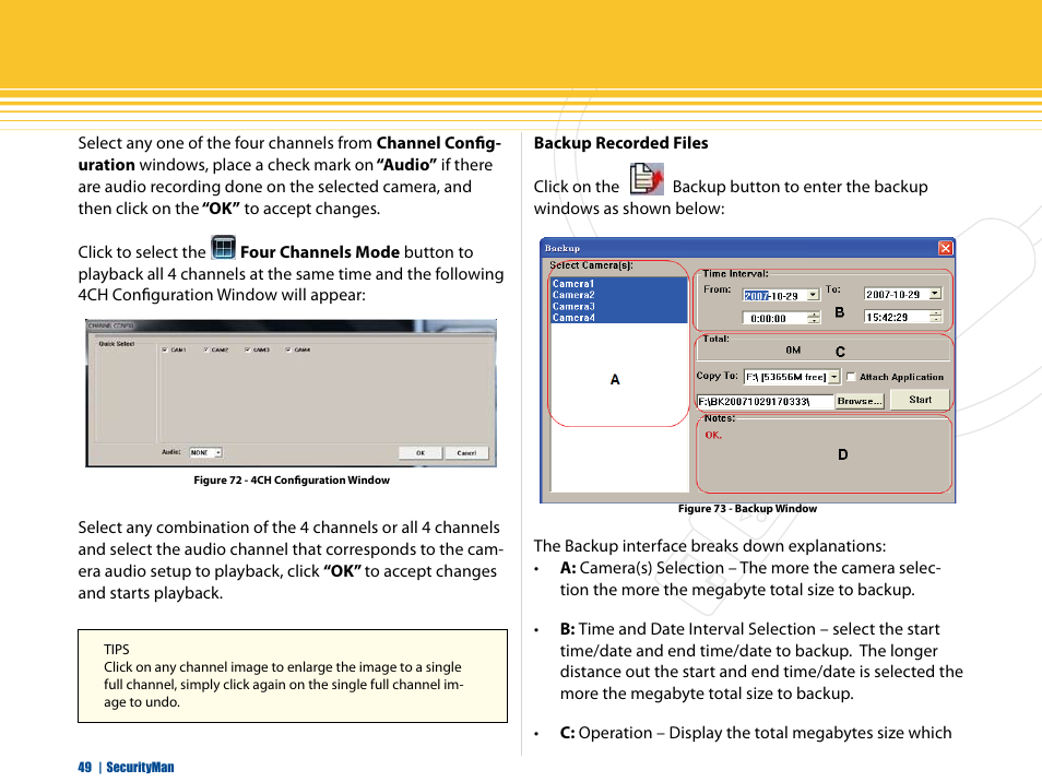 SecurityMan iCamDVR (after Dec. 2011 shipment) User Manual | Page 49 / 106