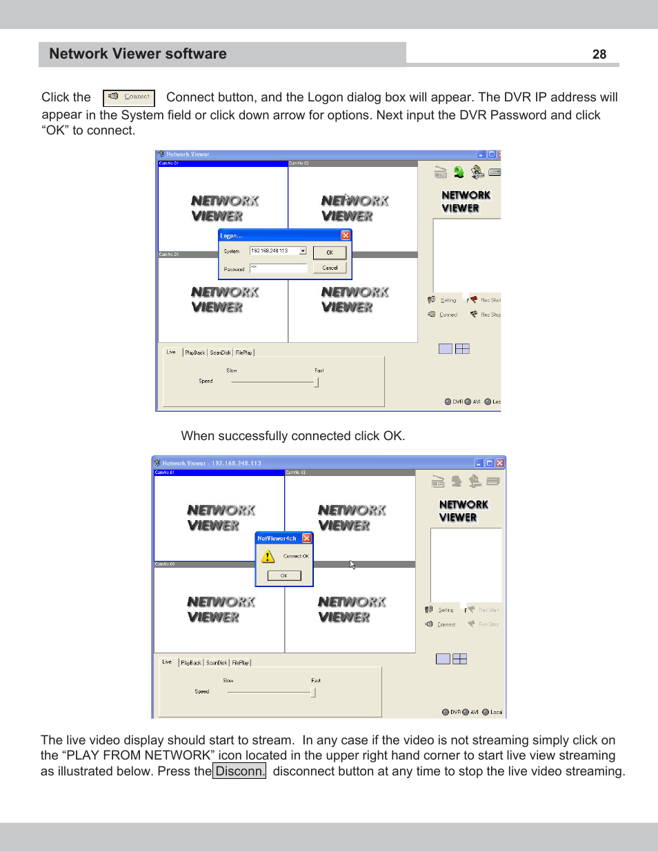 SecurityMan NDVR-04 User Manual | Page 28 / 35