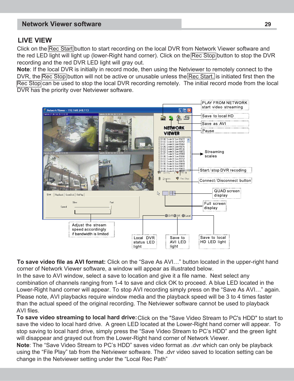 SecurityMan NDVR-04 User Manual | Page 29 / 35