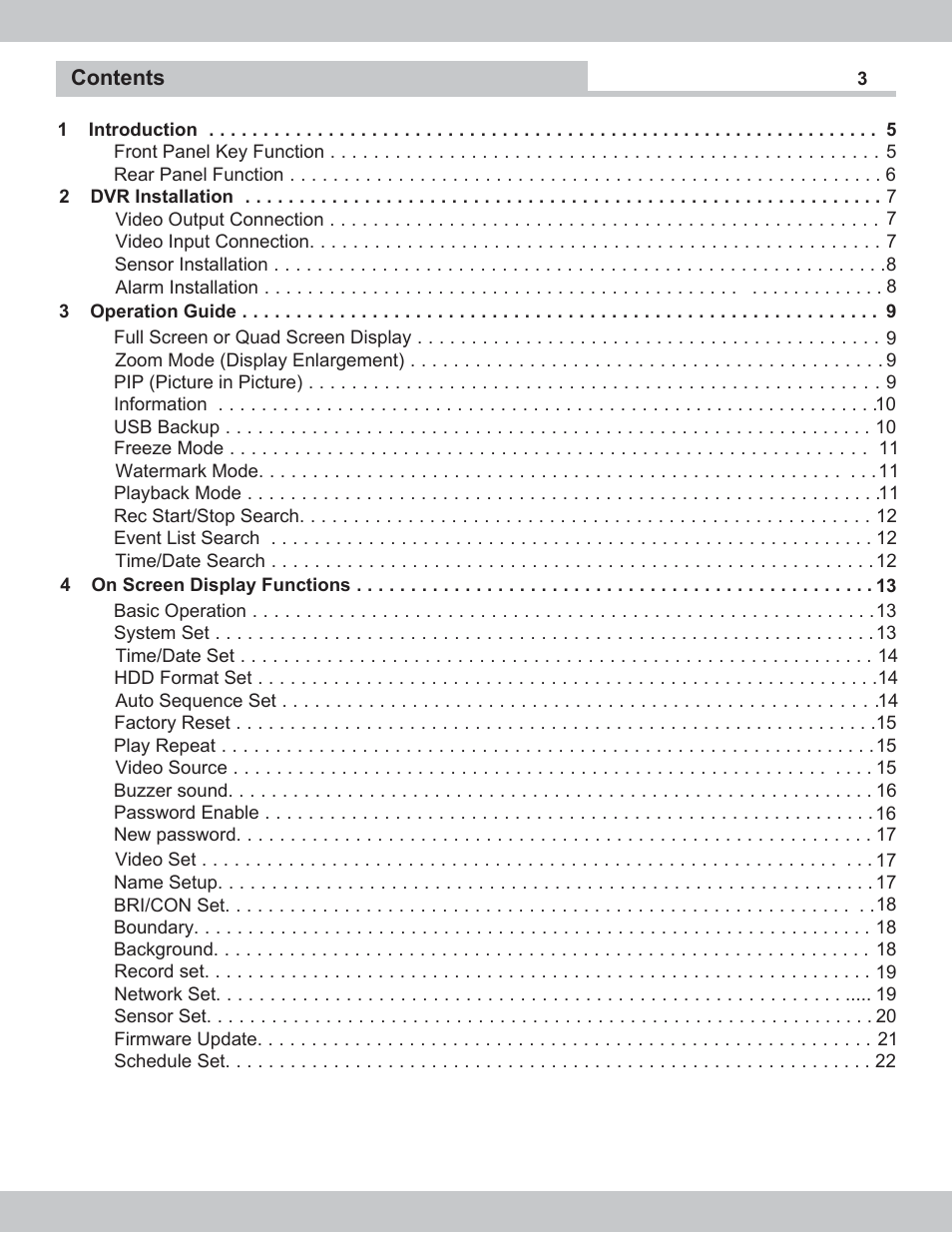 SecurityMan NDVR-04 User Manual | Page 3 / 35