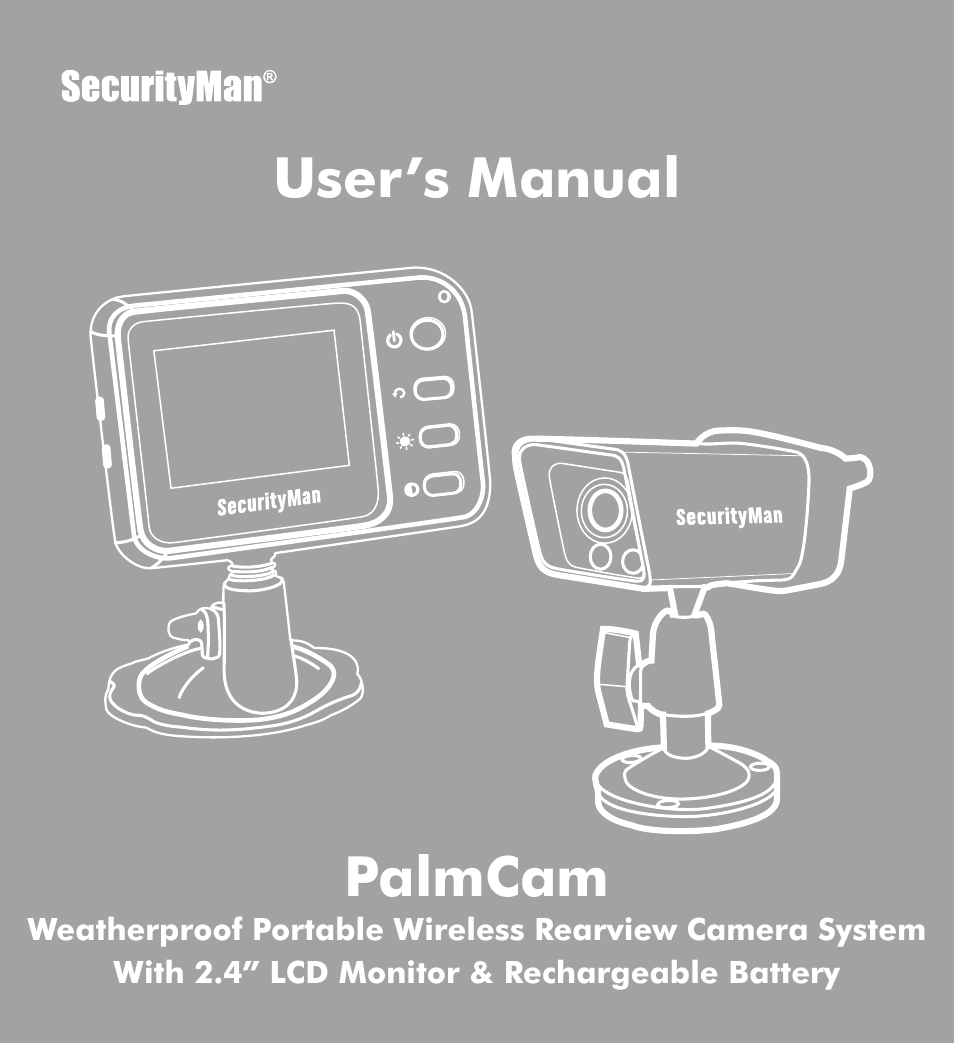 SecurityMan PalmCam User Manual | 20 pages