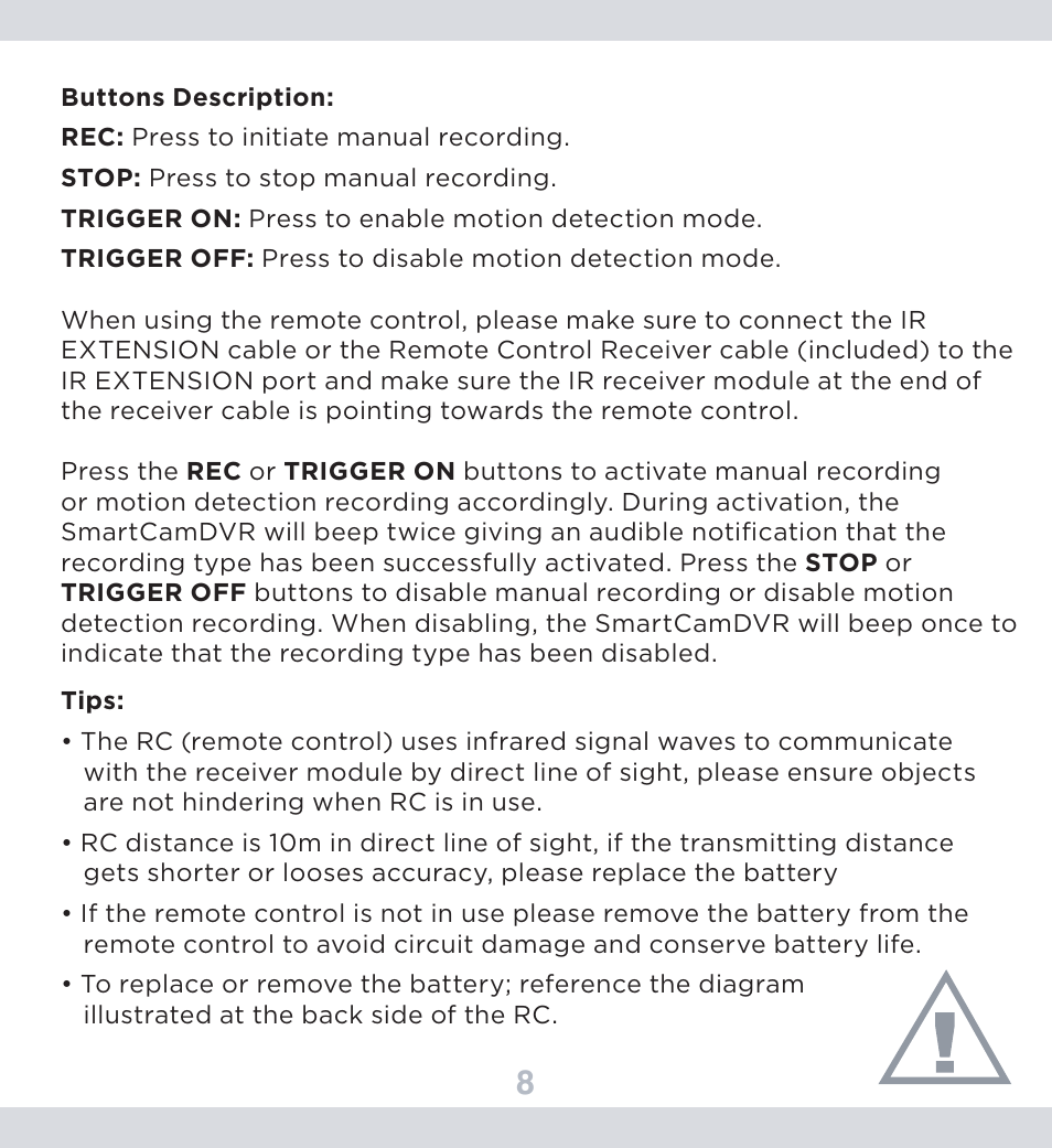 SecurityMan SmartCamDVR - User manual User Manual | Page 12 / 42