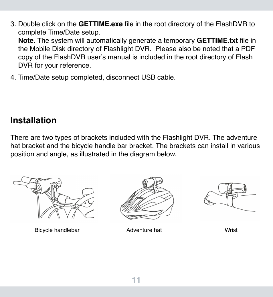 Installation | SecurityMan FlashDVR User Manual | Page 12 / 27