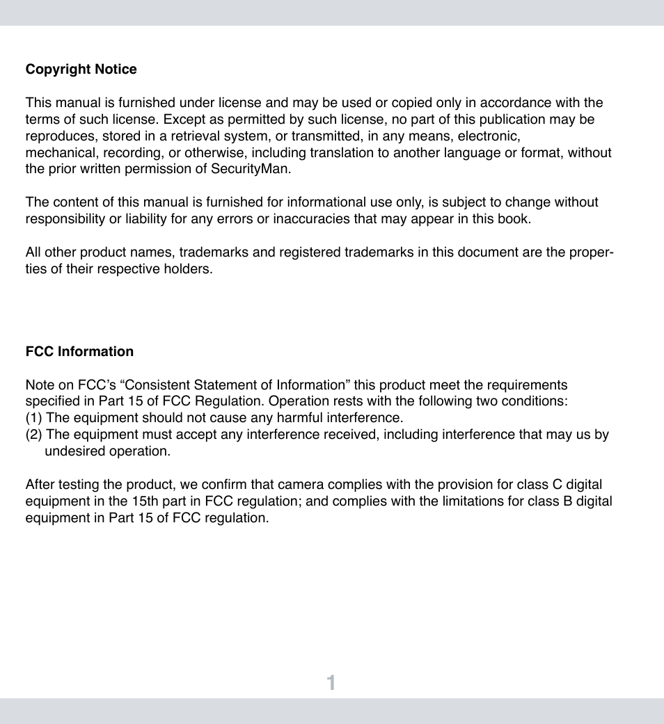 SecurityMan FlashDVR User Manual | Page 2 / 27