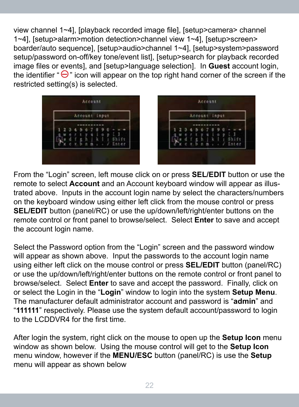 SecurityMan LCDDVR4 User Manual | Page 28 / 78