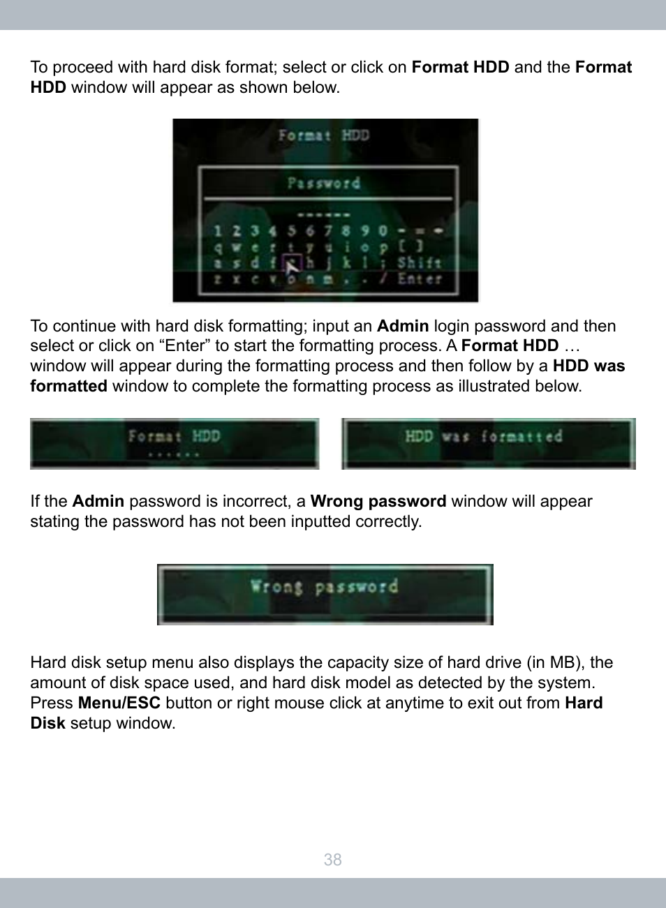 SecurityMan LCDDVR4 User Manual | Page 44 / 78