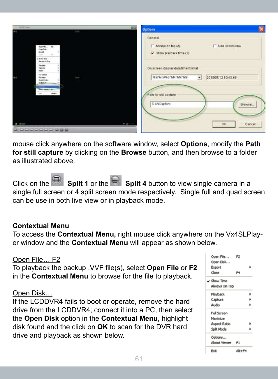 SecurityMan LCDDVR4 User Manual | Page 67 / 78