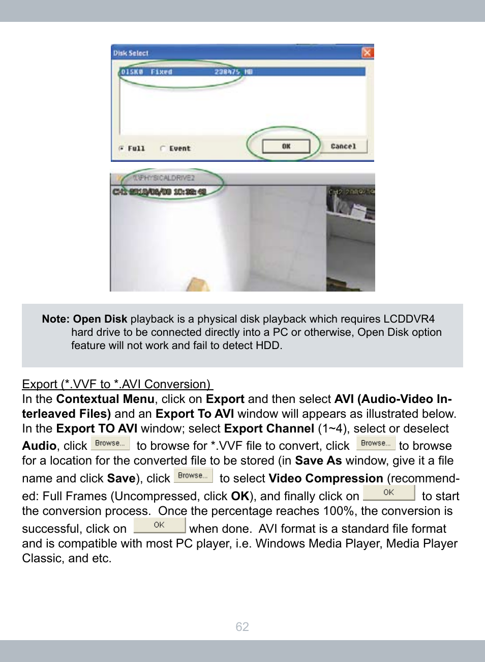 SecurityMan LCDDVR4 User Manual | Page 68 / 78