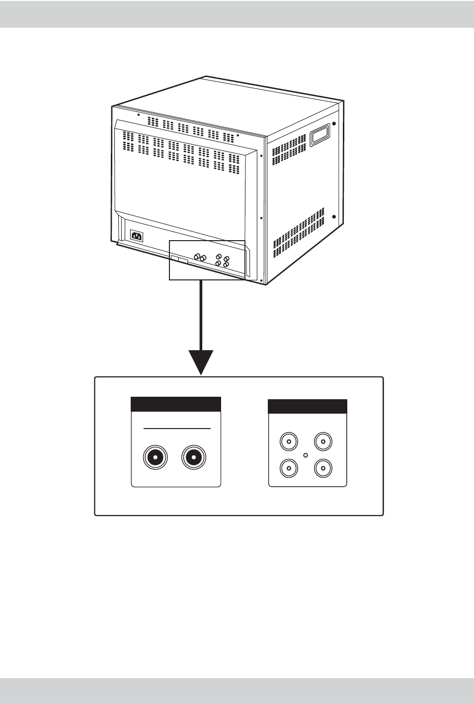 Back panel components and controls | SecurityMan SM-14OSD User Manual | Page 10 / 12