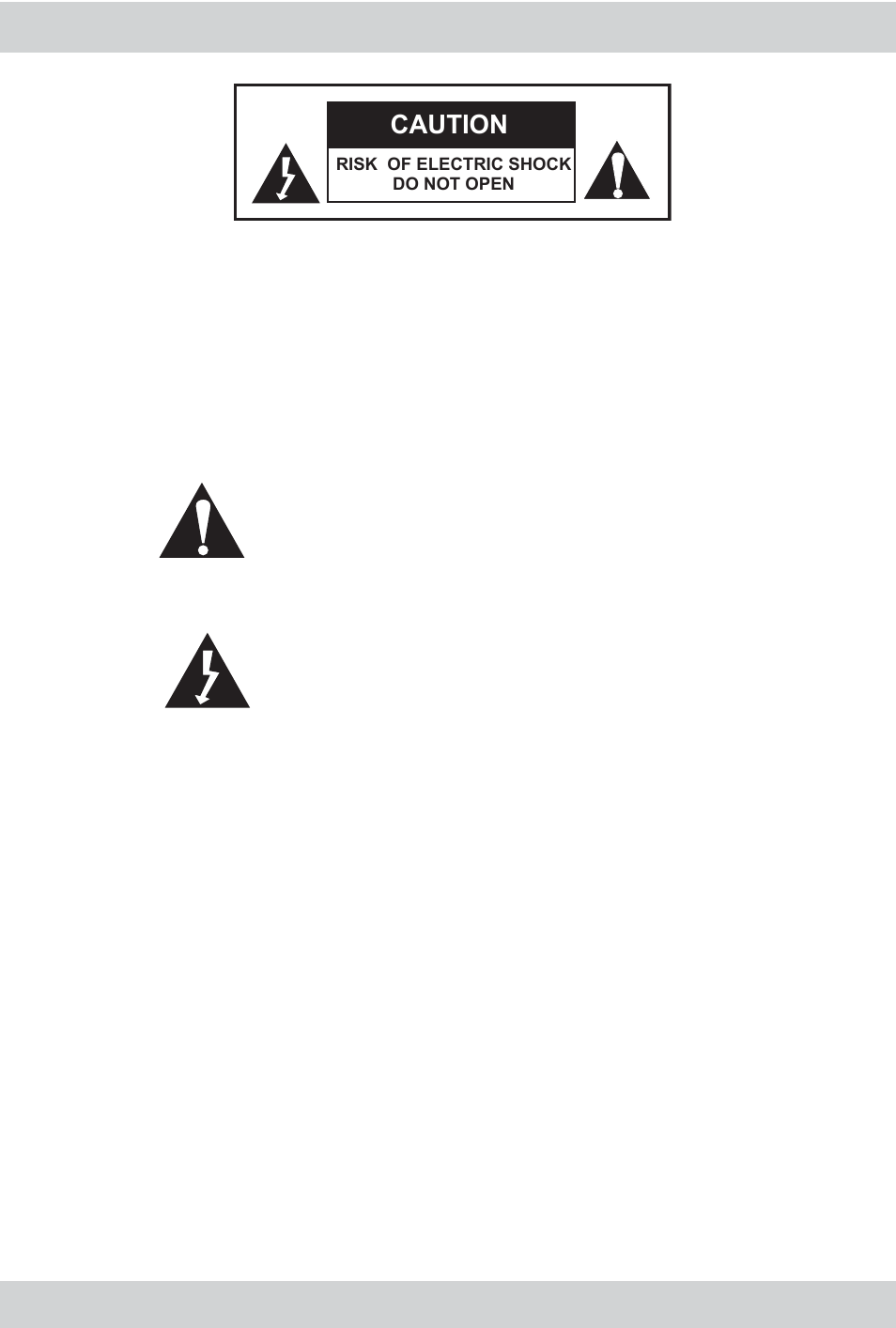 Explanation of graphical symbols, Caution | SecurityMan SM-14OSD User Manual | Page 3 / 12