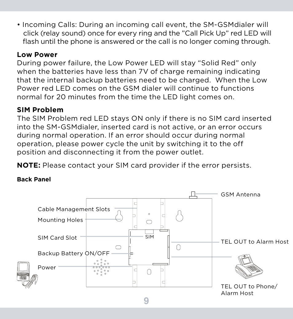 SecurityMan SM-GSMDialer User Manual | Page 10 / 17
