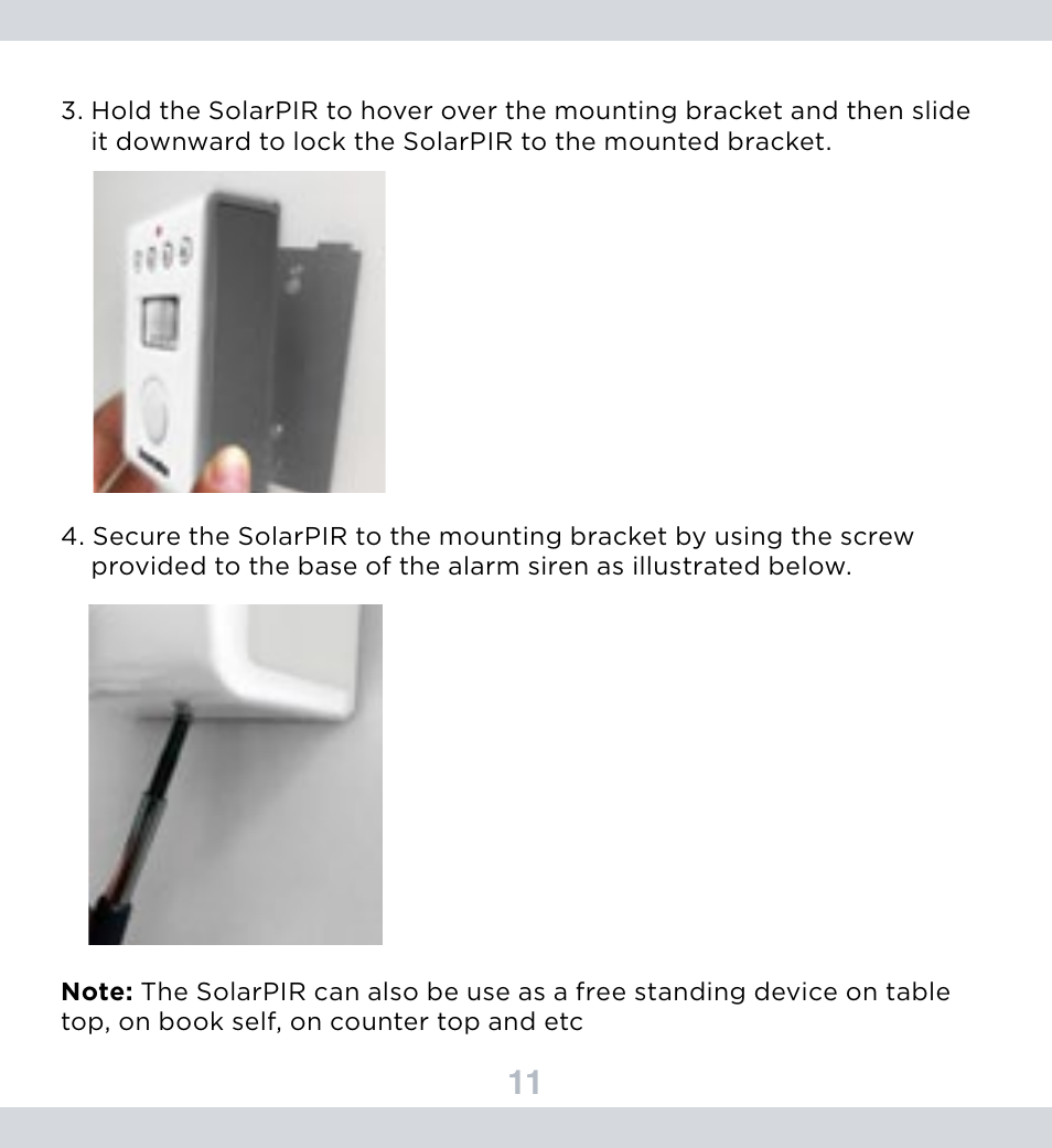 SecurityMan SolarPIR User Manual | Page 12 / 15