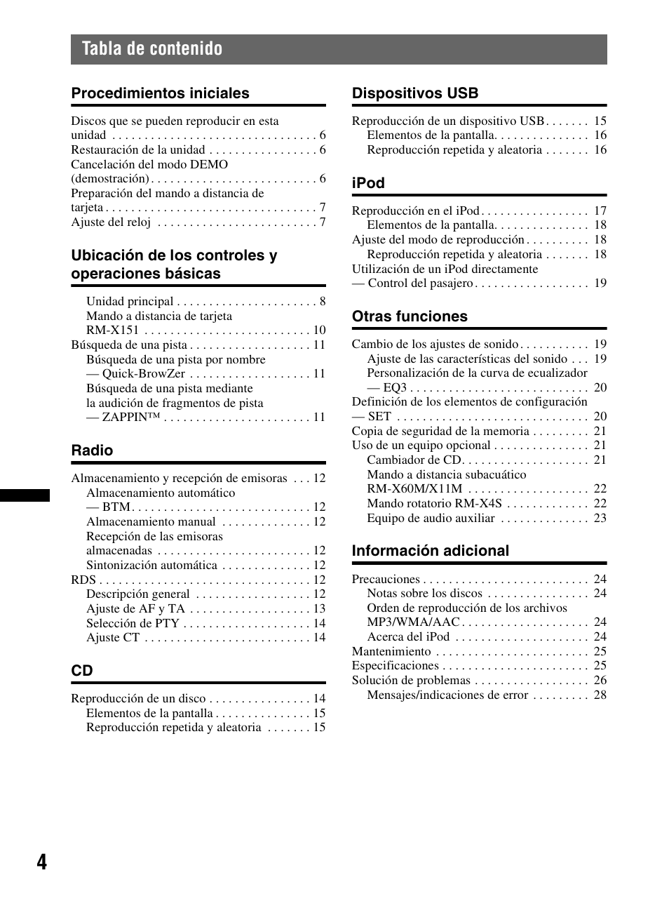 Sony CDX-HR910UI User Manual | Page 58 / 168