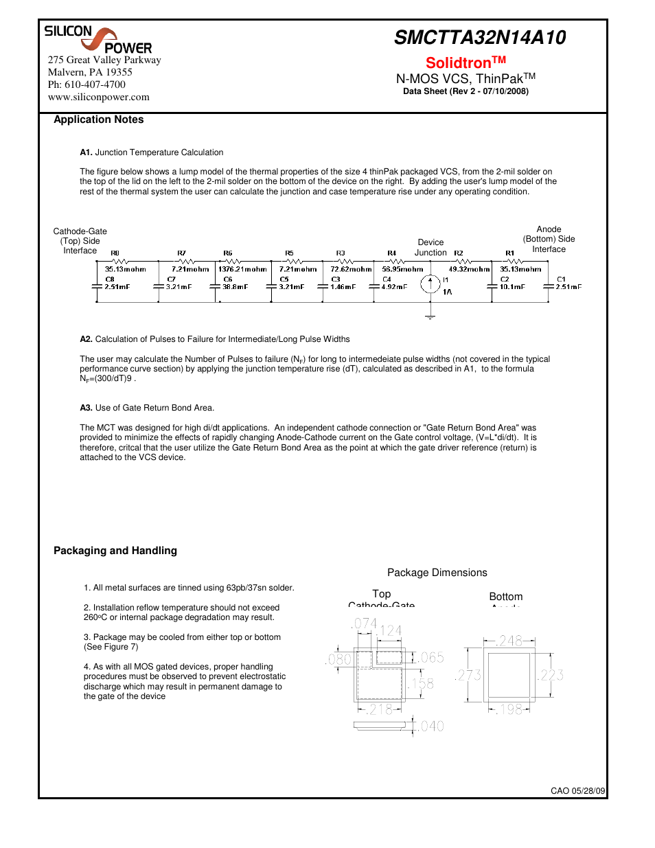 Solidtron, N-mos vcs, thinpak | Silicon Power SMCT TA 32N14_N-MOS VCS, ThinPak User Manual | Page 5 / 6