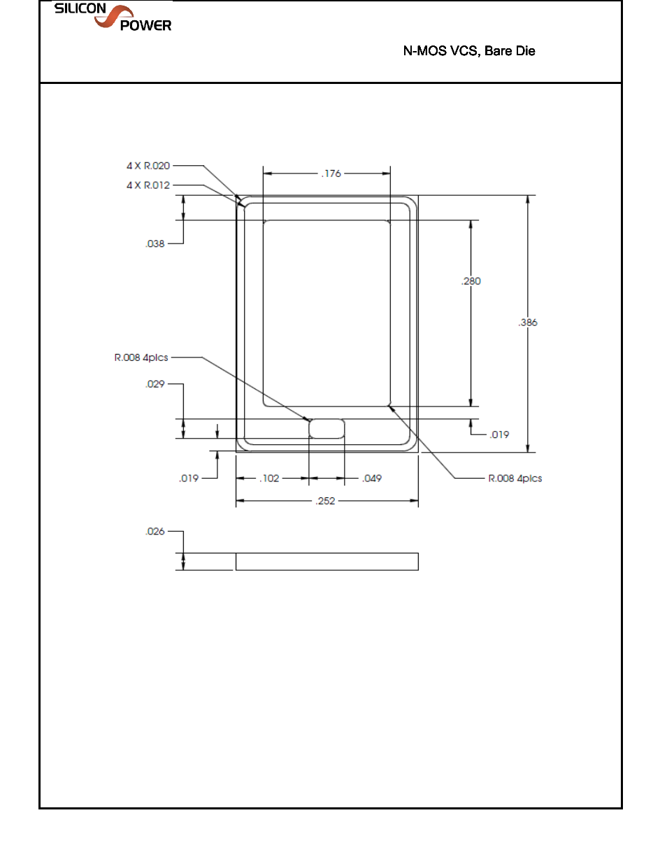 Smctac65n16 | Silicon Power SMCT AC 65N14_N-MOS VCS, Bare Die User Manual | Page 6 / 7