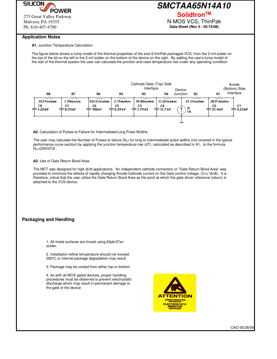 Solidtron, N-mos vcs, thinpak | Silicon Power SMCT TA 65N14_N-MOS VCS, ThinPak User Manual | Page 5 / 6