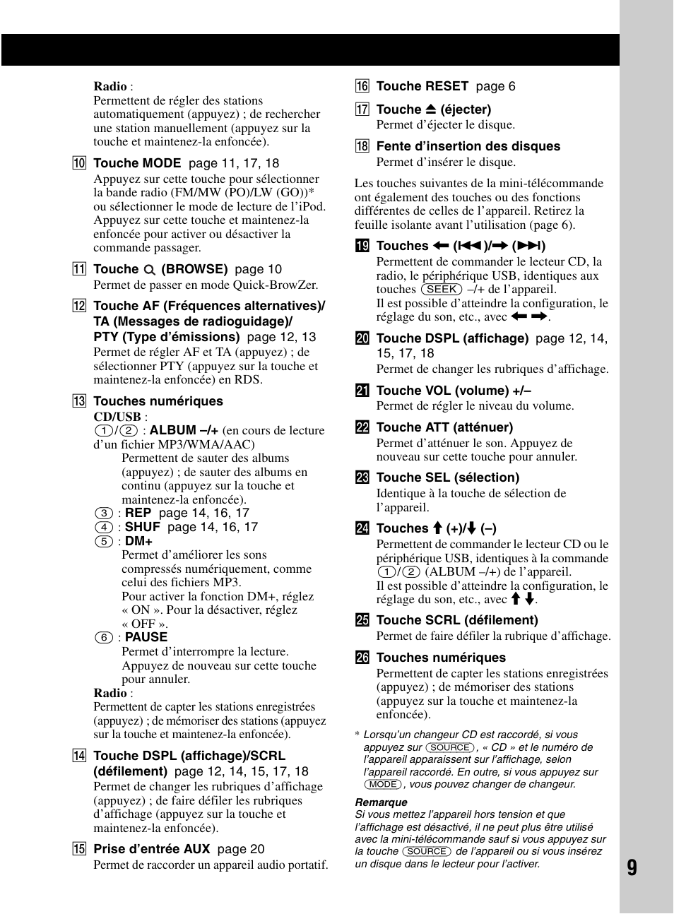 Sony CDX-MR60UI User Manual | Page 35 / 172