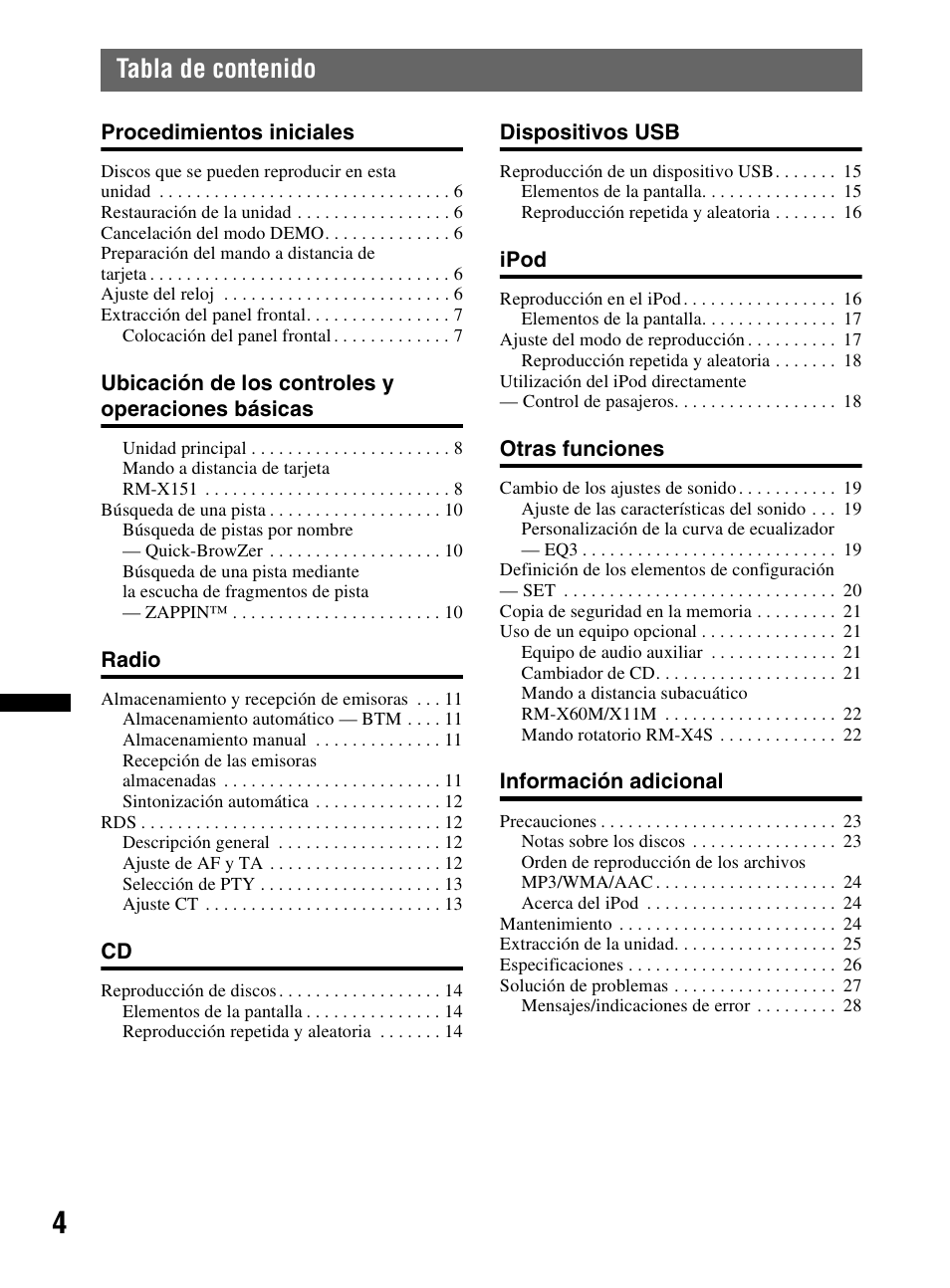 Sony CDX-MR60UI User Manual | Page 58 / 172