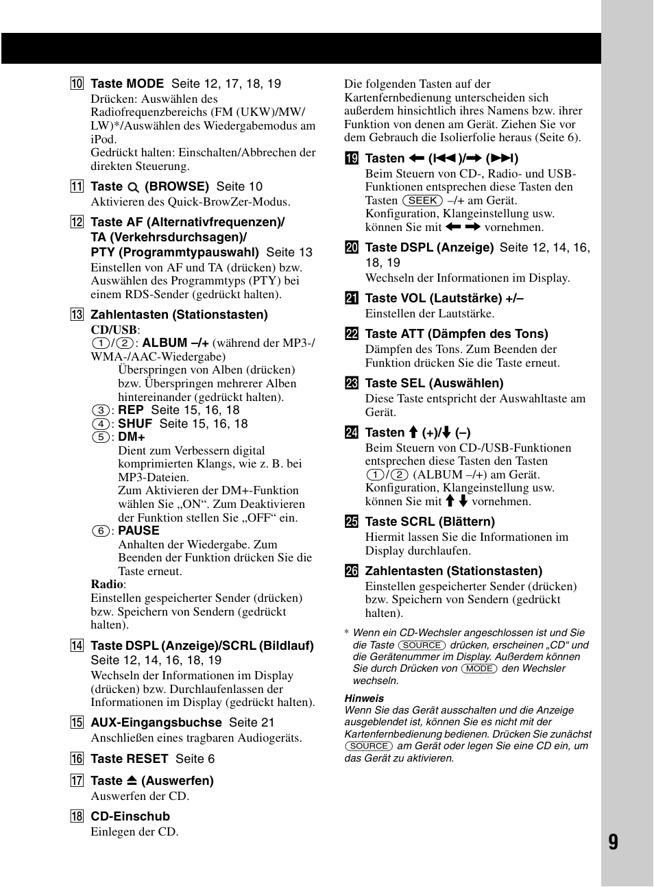 Sony CDX-MR60UI User Manual | Page 91 / 172