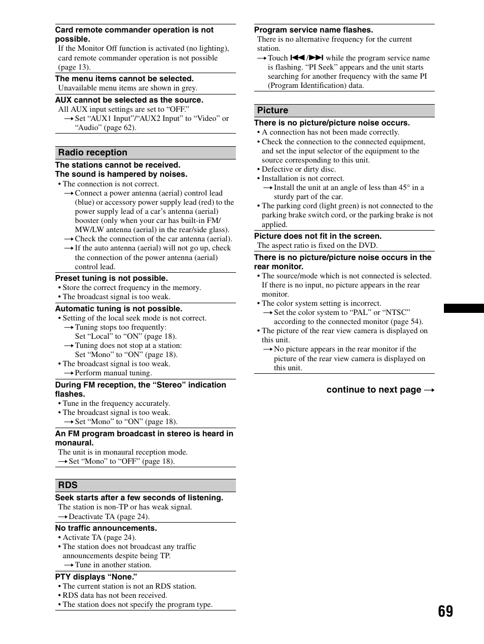 Sony XAV-70BT User Manual | Page 69 / 240