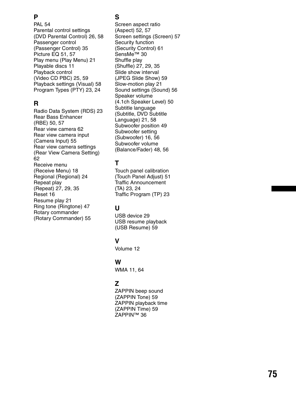 Sony XAV-70BT User Manual | Page 75 / 240