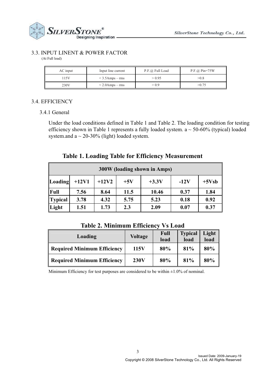 Sg05-power300w-manual-3 | SilverStone SG05 Power supply User Manual | Page 3 / 8